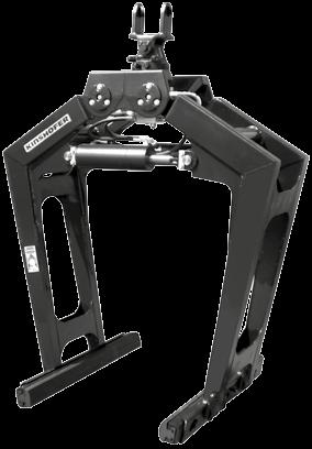 KM 331 Brick Stack Grapple - Scissor Grapple The robust brick stack grapple KM 331 handles loads up to 4400 lbs. Fixed plunge depth with pivot clamping arms - hydraulically operated.