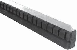 1250 42 H 381 39 1400 1400 44 H 381 32 H 381 32 1000 spring loaded rails with parallel-action teeth (2 pieces) -