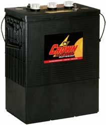 6,8 AND 12 VOLT HEAVY DUTY DEEP CYCLE BATTERIES Nobody builds them like Crown. Nobody. Because no one else invests in the heaviest, thickest plates in the industry.