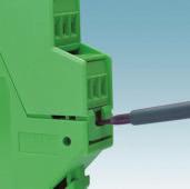 The plugs can be keyed by pushing in the keying profiles CP-MSTB. Keying sections CR-MSTB are used on the header.