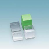 Four hood heights The transparent or opaque green hoods are supplied to protect the internal electronic components from shock and dirt.