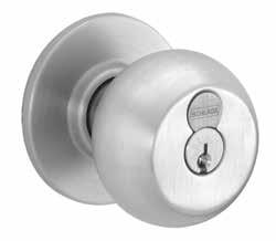 Full Size Interchangeable Core Schlage FSIC full size in ter change able core (IC) locksets allow immediate rekeying at the door simply by