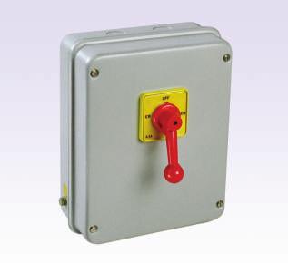 Enclosure Changeover es Features 25A - 25A, 4 Pole, AC 23 duty Range available : 3 Pole Changeover - 3, 3 Pole + eutral Pole Changeover - 4 Powder coated steel enclosure with separate earthing or