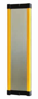 SP ACCESSORIES DEFLECTING MIRRORS MIRRORS TECHNICAL FEATURES Section bar Extruded aluminium Mirror pre-fitted with heights (mm) 0.