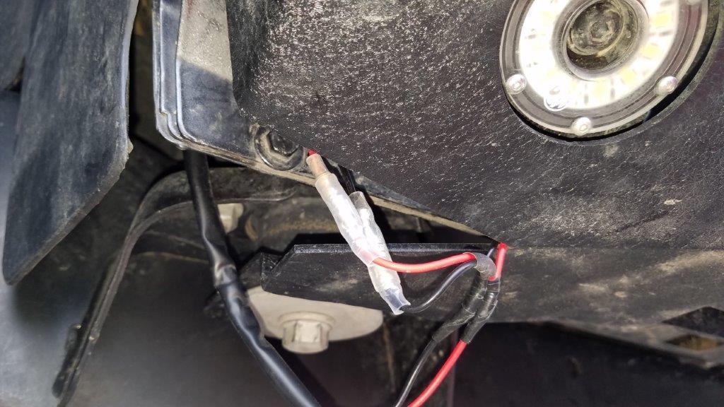 If you used the supplied fuse block or your switch pod is on the passenger side, use wire 4C. 15.