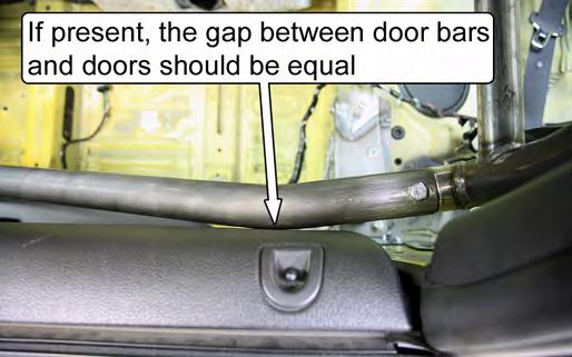 Use two of the provided 3/8-16 x 2 ¼ long bolts and 3/8-16 Nylock nuts to loosely secure the bars in place.