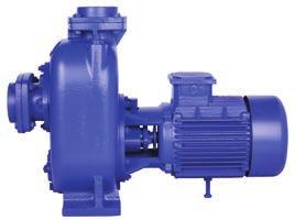 SPbloc: Horizontal self priming volute casing pumps, single stage with semi open impeller, in back pull out design.