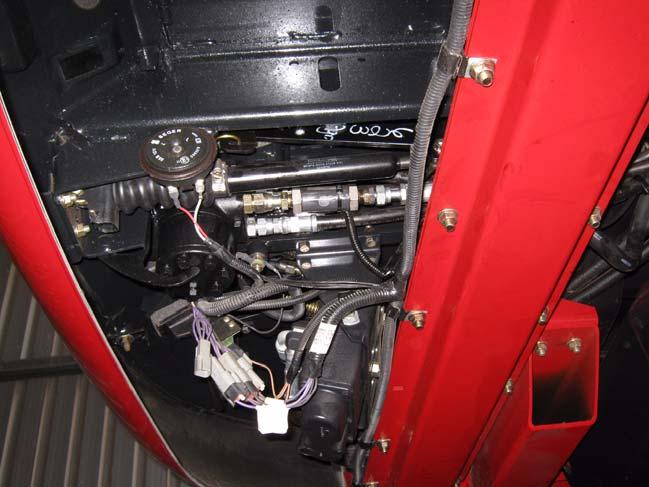 Hydraulic Pressure Flow Switch 1. Locate the steering orbitrol under the cab.