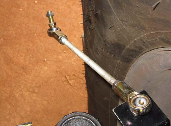 Attaching and Adjusting Wheel Angle Sensor Linkage Rods Note: Do not turn the steering system or drive the vehicle before the Wheel Angle Sensor has been adjusted using the AutoSteer Calibration