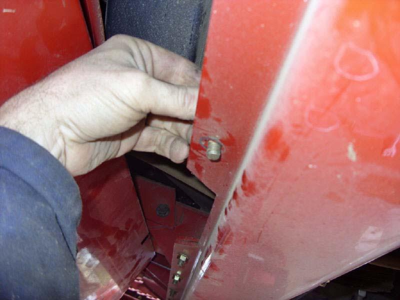SA Module Installation 3. Locate and remove the bolt pointed downward using a 13mm socket and ratchet. See Figure 4-3.