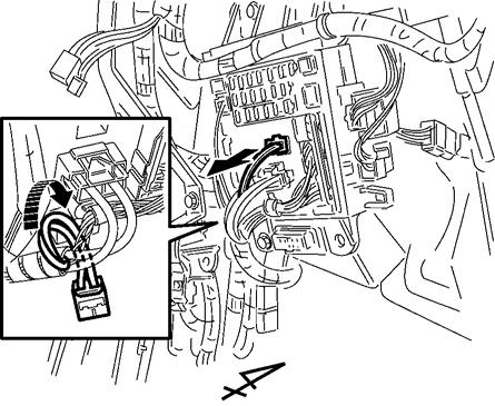 (Fig. C-4) 7. Plug in the V3 harness' white 3P connectors between the driver side J/B and vehicle harness' white 3P connector.