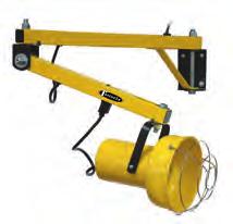 Loading Dock Lights - Fully Assembled Standard Duty Loading Dock Arms 50 (Light Head and Arm Bolted Together