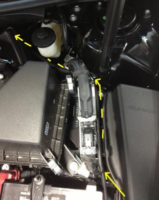 Place the vehicle in Park with the parking brake set. Hybrid vehicles, the battery is in the trunk b.