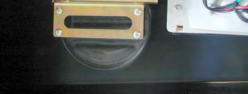bar using two M6 x 20mm black bolts, M6