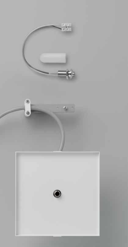 SYSTEM COLOURS Chrome Matt chrome EXAMPLES OF ADAPTATIONS A Design housing for surface-mounted installation B B Plug socket for recessed