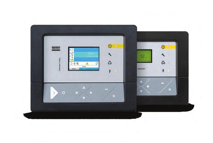 A STEP AHEAD IN MONITORING AND CONTROLS The next-generation Elektronikon operating system offers a wide variety of control and monitoring features that allow you to increase your compressor s