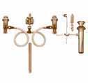 SHOWHOUSE / WIDESPREAD FAUCET and BAMBOO FAUCET TRIM TS881BN 650.00 Brushed Nickel Two handle lavatory trim 760.00 3 5.