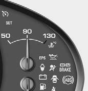 Značilnosti vašega vozila POZOR Motorja ne ženite do RDEČEGA OBMOČJA merilnika vrtljajev. Pri tem se lahko motor močno poškoduje.