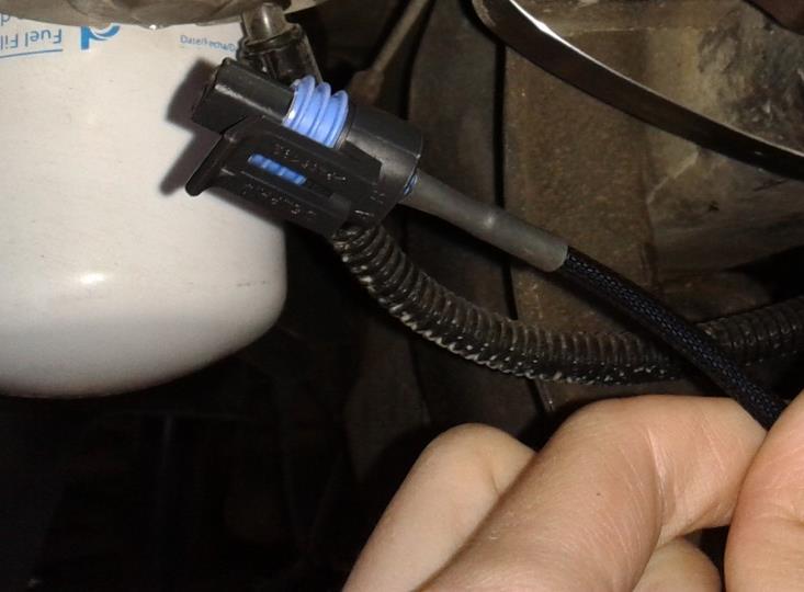 Ensure the O-ring is present on the sensor before installation.