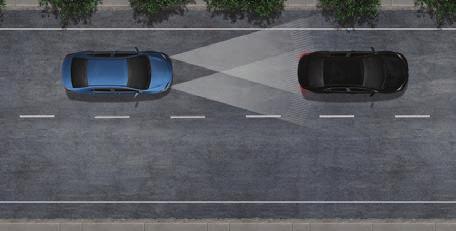PRE-COLLISION SYSTEM WITH PEDESTRIAN DETECTION 2 Provides collision avoidance or collision