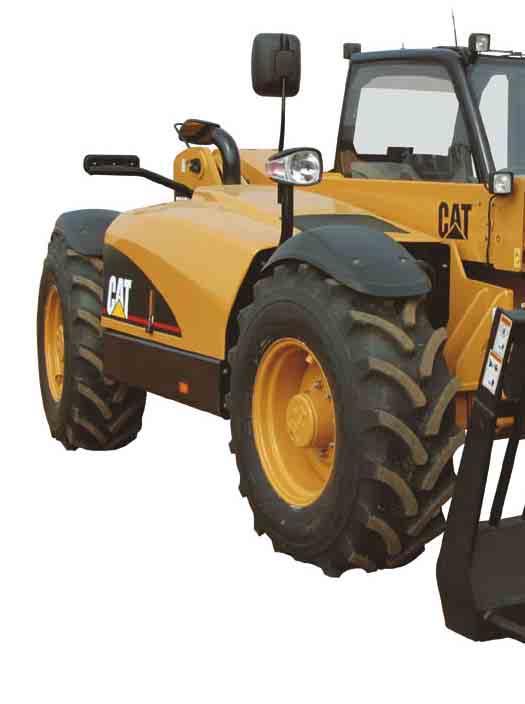 TH220B Telehandler Caterpillar Telehandlers offer performance and versatility. Operator Station Operators will feel relaxed and comfortable in the spacious, ergonomically designed cab.