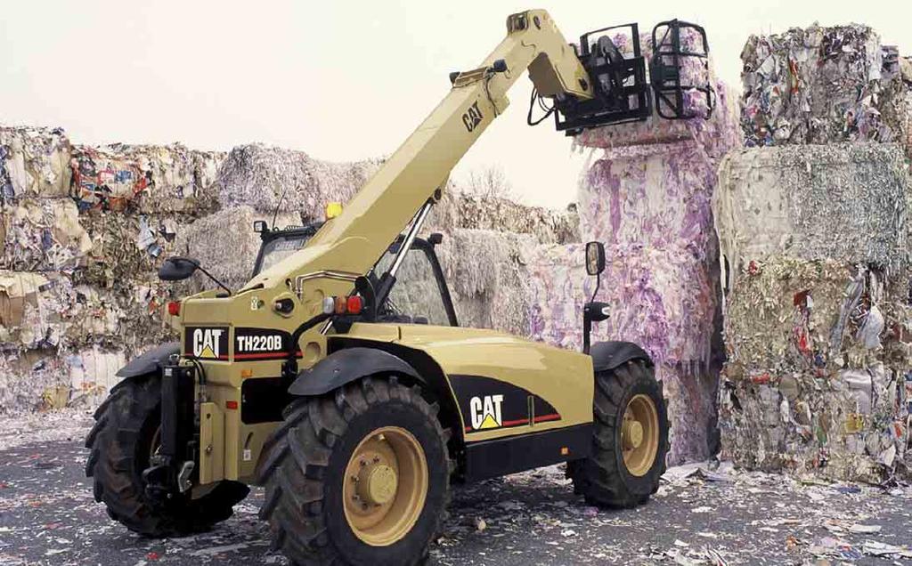 Versatility Re-define the traditional role of a Telehandler with the Cat TH220B. Hydraulic Services.