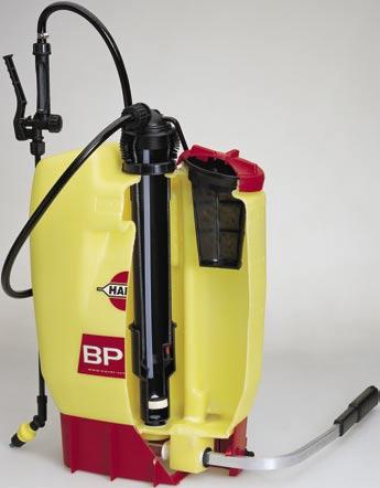 Supreme for larger areas The 20 and 15 litre HARDI Backpack sprayers feature a leak proof tank design with piston pump for easy cleaning and maintenance.