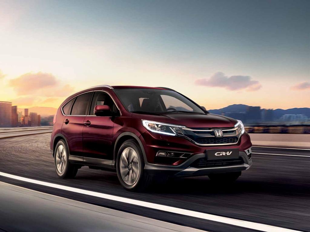 Built by experience Experience has built the CR-V; ours and yours.