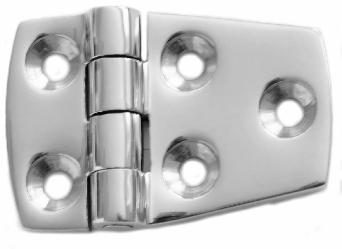 L 38 x 74 x 4 mm. Code no. 61-023 Mirror polished stainless steel 316 (1.