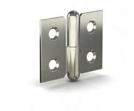Lift-off hinges 30 mm long Part number Material Finish F G S Note Weight (g) 14-7-3390 steel nickel plated 30 40 1.2 4 7.