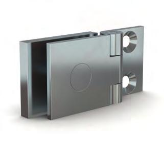 5) 18 20 Glass thickness E 4 19 22 32 (21) 9 6.5 5 6 18 17 Glass door hinge in brass Hinge delivered in separate parts including: - rass hinge 25 x (30 + 18.