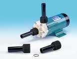 IWAKI MAGNETIC DRIVE PUMPS Special accessories Union joint Special-purpose union joints are available to cope with three types (13mm, 1mm and 0mm dia.) of piping.