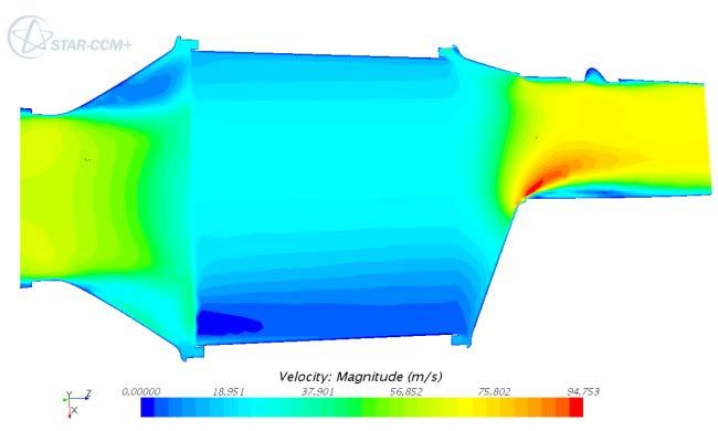 This turbulence model is widely used in industrial applications. The CFD analysis of this model would be passing air at fixed mass flow rate through the converter assembly.