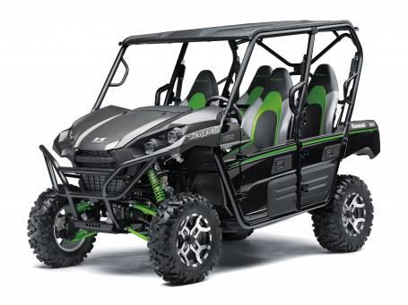 ROPS APPROVED CAB FRAME The Kawasaki Teryx4 LE features a full integrated Roll Over Protection Structure (ROPS) that meets