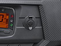 The toggle-style headlamp switches, located to the left of the steering wheel, have three settings: OFF-LOW-HIGH.