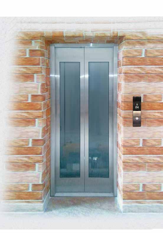 ELEVATORS ECE - FRAMED GLASS DOOR NOTE: For glass door
