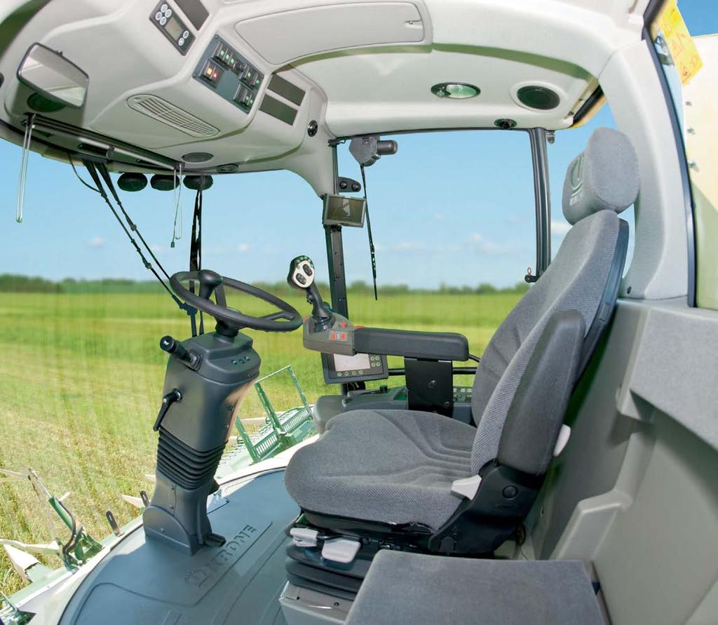 The cab Ultimate level of comfort Extremely spacious and quiet Highest seating comfort, easiest