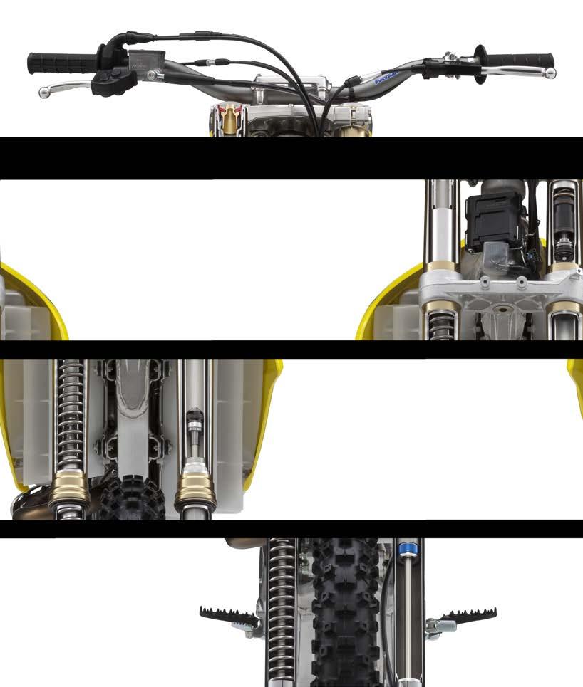 Front forks (450 / 250) Chassis Separating the spring and damping