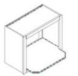 11 Trash Can Pull-Out - Accessories TCR15-RU Double Trash Can Pull-Out - Fits B15 (Trash Cans included, Approx. $186.