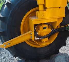 system: on road and at work Integrated anti-skid : no skid risks, easier work even in