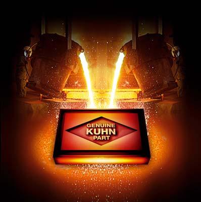 KUHN PARTS DESIGNED AND MANUFACTURED TO RIVAL TIME KUHN foundries and forge as well as a