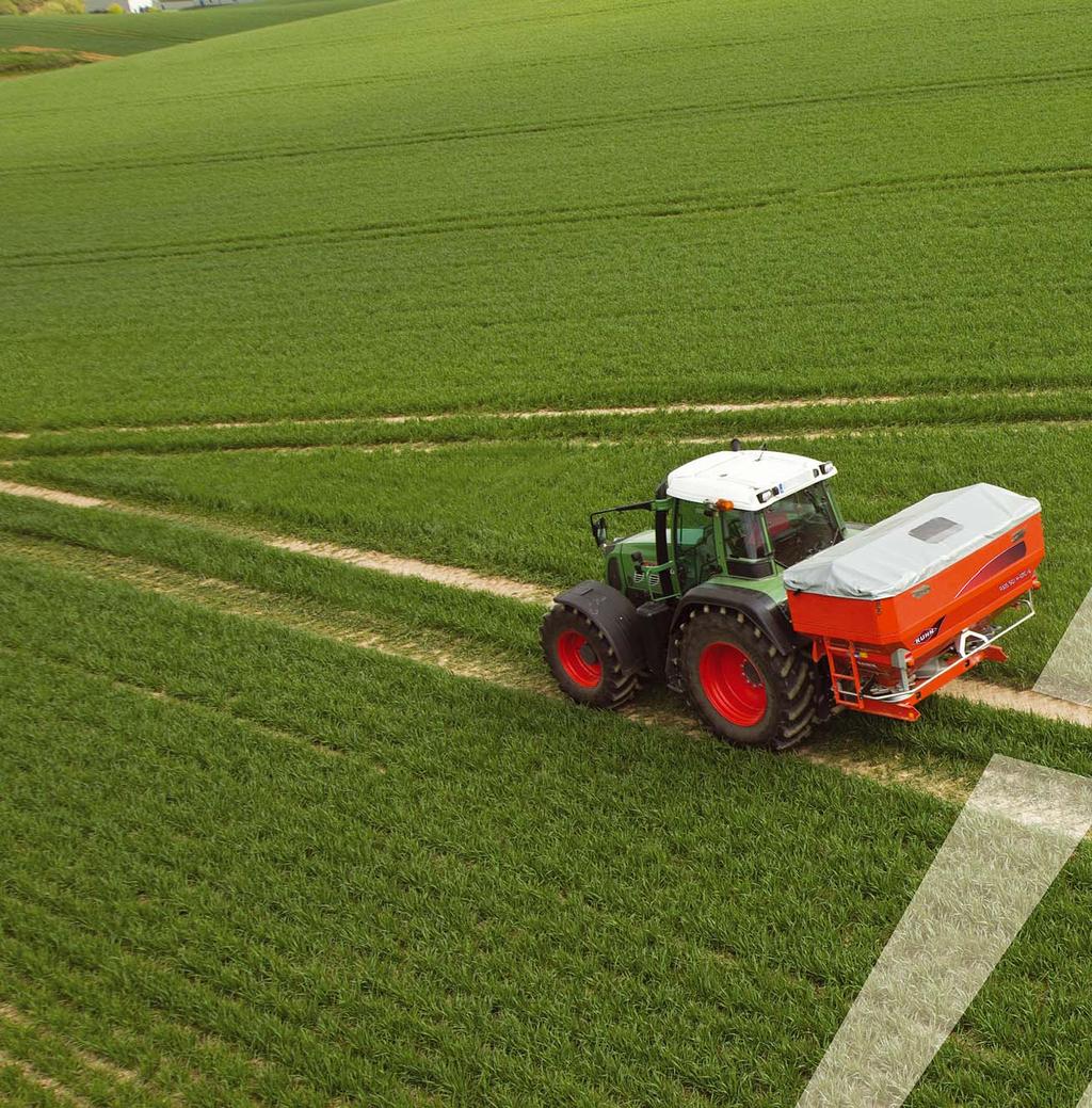 INNOVATIVE FARMING GPS CONTROL READY WORK QUALITY Automatic headland management and section control GPS control includes all KUHN solutions for automatic dis-/engagement on headlands or fi eld points.