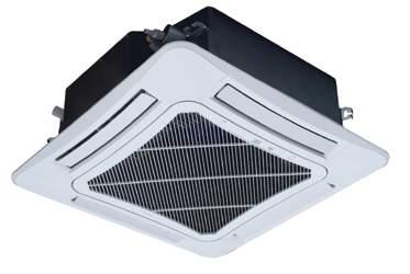 Braemar airconditioning options SBHV single ceiling mounted cassette indoor unit AUTO RESTART permits automatic return to previous operating conditions QUIET low noise, even at full capacity