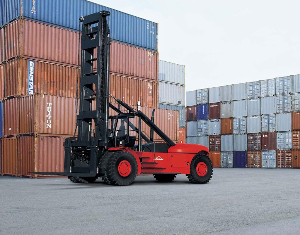 Forklift Truck Capacity 42000 to 46000 kg H 420 H 460 SERIES 356 Safety Neutral start interlock preventing unintentional in-gear starting.
