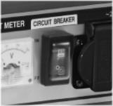 5. Stopping the engine. (1) Turn the AC circuit breaker to the OFF position.