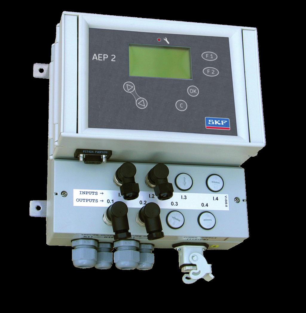 AEP2-GV Control unit AEP2-GV Electronic programmable control unit dedicated to the chain lubrication unit type GVP.
