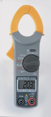 KT203 KT203 Digital AC/DC Clamp Meter PRODUCT DATA SHEET KT203 DIGITAL AC/DC CLAMP METER Measures Current up to 400A AC/DC Measures Voltage up to 600V AC/DC Resistance Continuity buzzer 33mm jaw