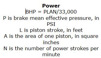 Rajah 8: Pengiraan bagi tekanan enjin motorsikal bagi 4 lejang [6].