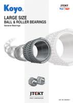 Introduction of pamphlets and catalogs 1. Bearings 1-1 General Bearings Large size ball & roller bearings (CAT.NO.