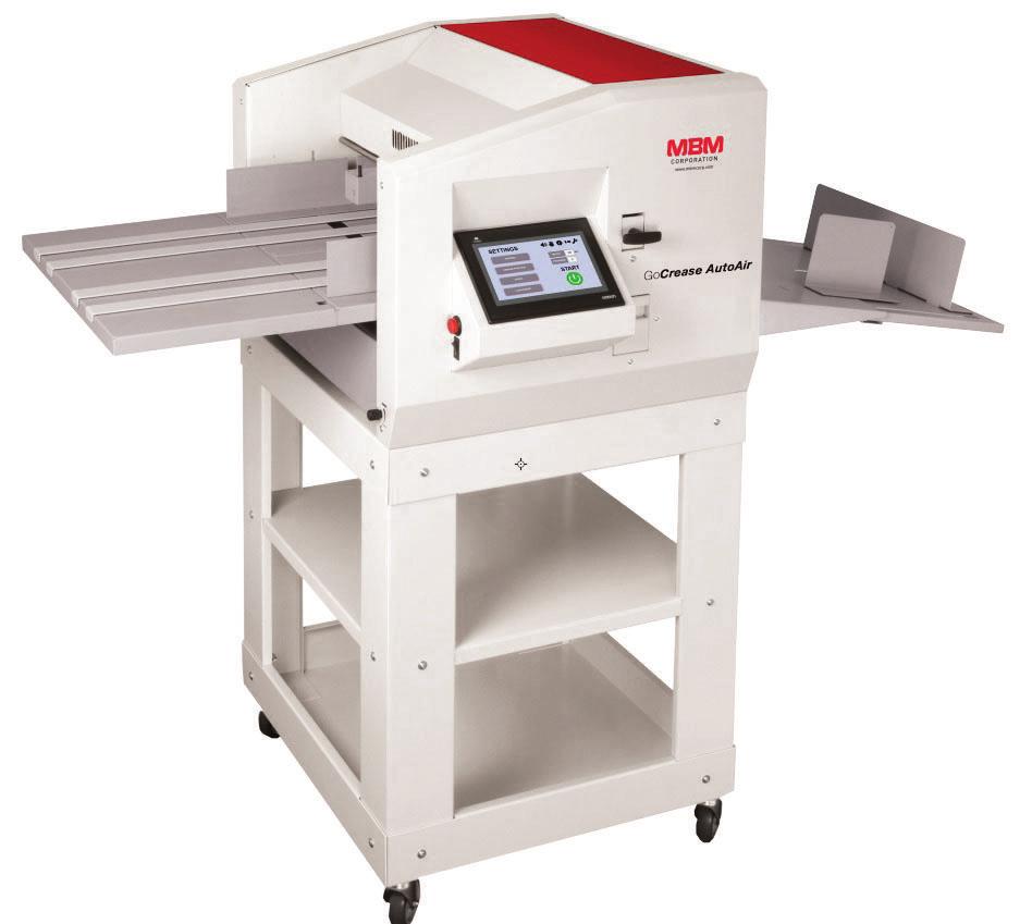 063 115 V, 60 Hz 92 39/64 lbs GoCrease F-SPEED Unique automatic friction feed creasing, perforating, and punching machine.